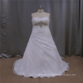 Organza Beading A Line Plus Size Wedding Dress